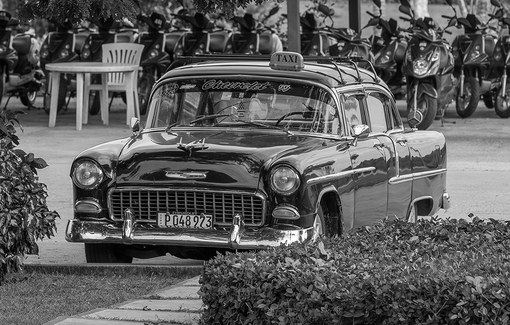 Altes amerikanisches Taxi